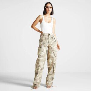 Maniere De Voir Camo Cargo Pants